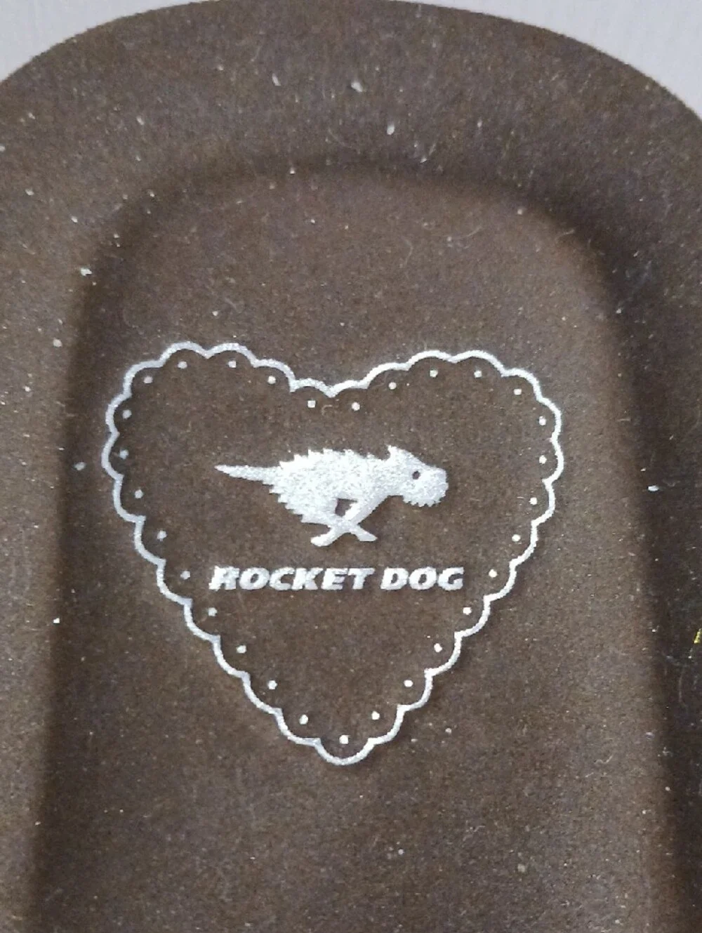 Rocket Dog ⚜️ Brown Vtg Leather Look Platform Wedge Slide/Flip Flop Sandals